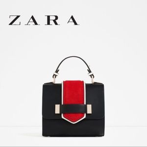 Contrast Mini City Bag